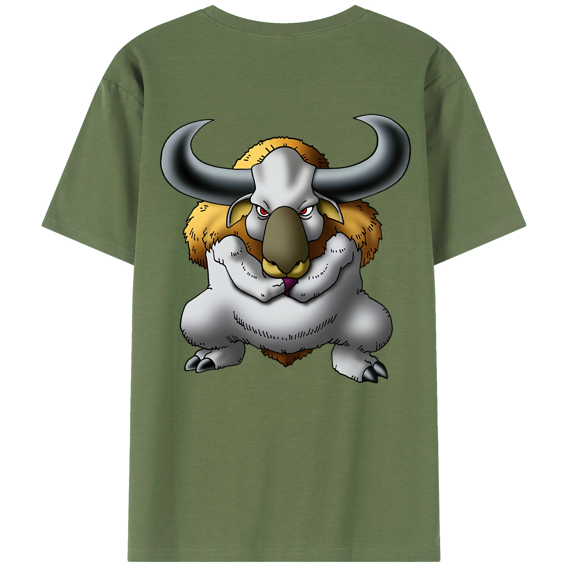 （画像用） ドラゴンクエスト Doragon Kuesuto Dragon Quest 綿100％ メンズ半袖Tシャツ（バックプリント） 通気性